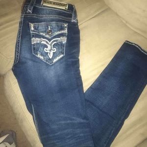 Woman's rock revival skinny jeans